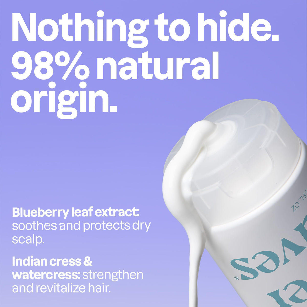 ATTITUDE creamy conditioner texture in palm demonstrating lightweight feel