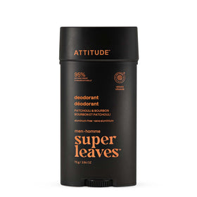 ATTITUDE front view of stick showing label and scent, highlights natural ingredients