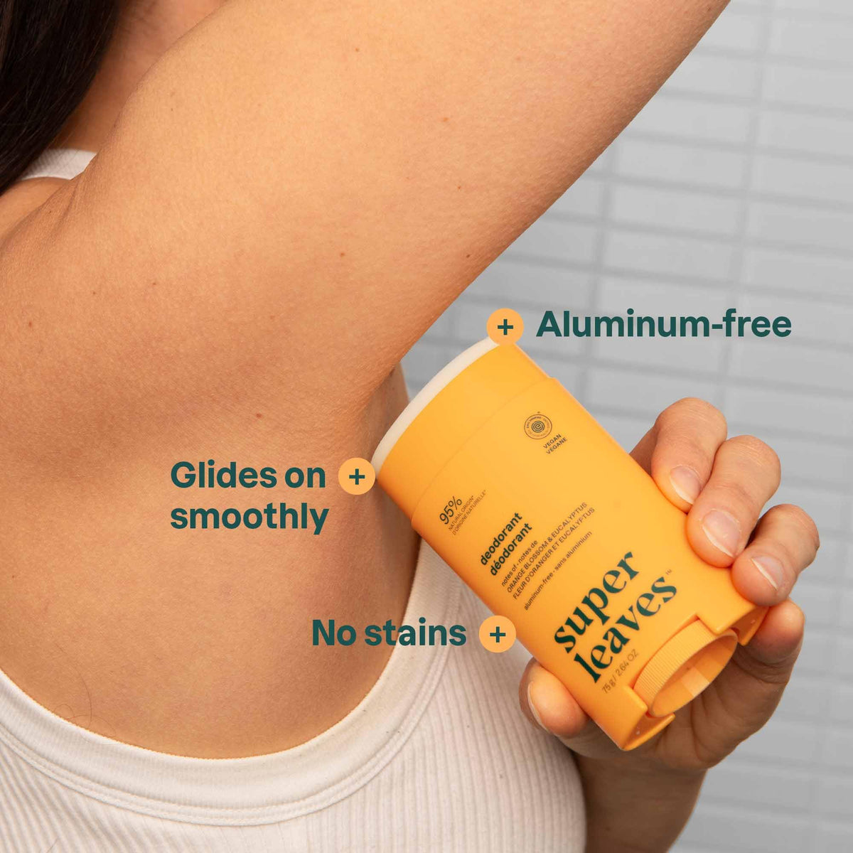 ATTITUDE label close-up listing natural-origin ingredients and certifications
