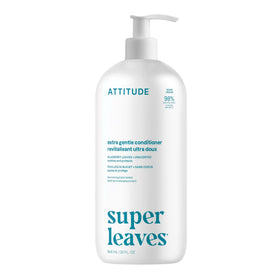 ATTITUDE bottle front packaging showing unscented gentle conditioner benefit