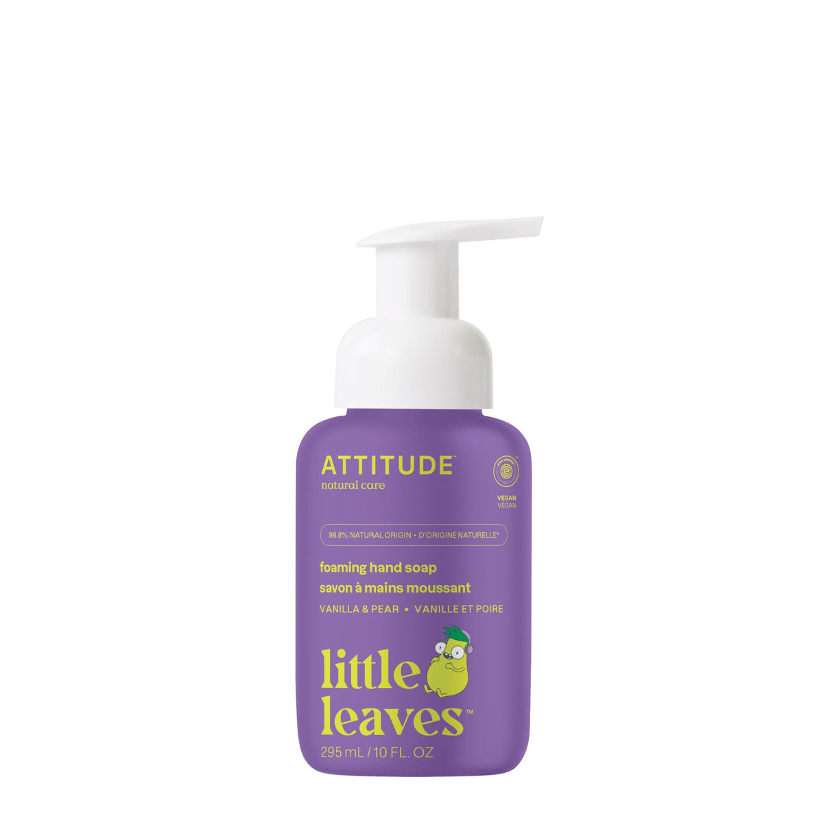BIO SPECTRA ATTITUDE front bottle view showing child-friendly design and gentle foam