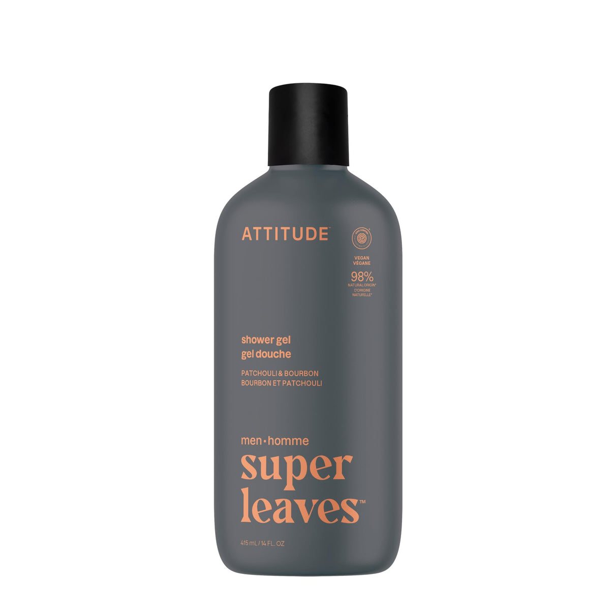 ATTITUDE front bottle shot showing label and clean design benefits easy identification