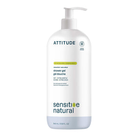 ATTITUDE front label 32 oz bottle showing product name and unscented benefit