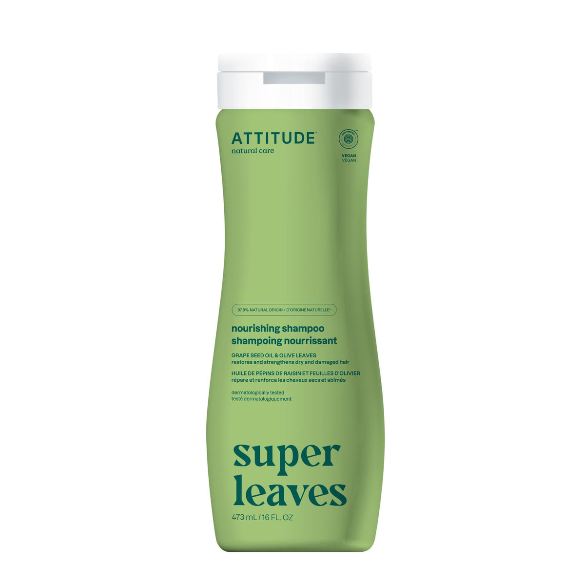 BIO SPECTRA ATTITUDE front packaging 16 oz shows clean formula benefits