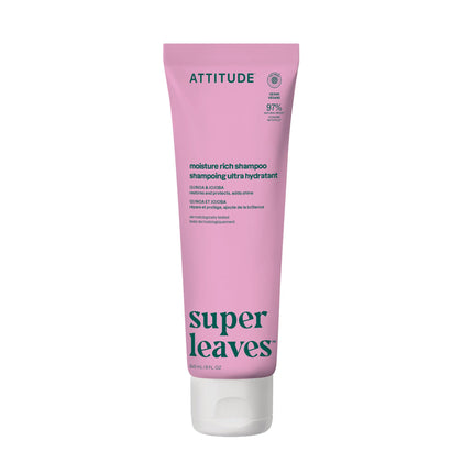 ATTITUDE front packaging showing moisturizing shampoo benefits