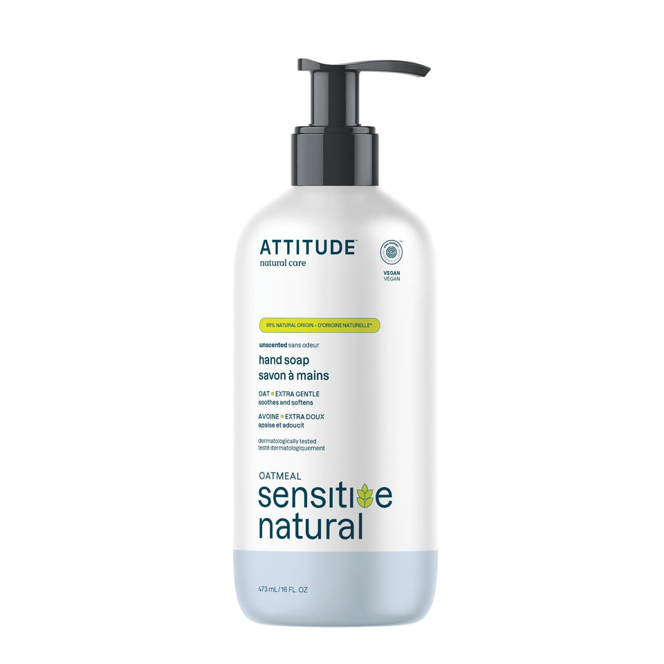 BIO SPECTRA ATTITUDE front bottle view showing clean unscented formula benefit