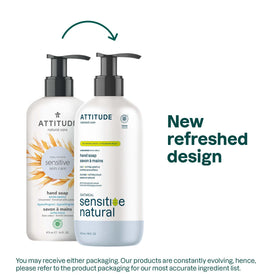 BIO SPECTRA ATTITUDE pump and label close-up highlighting EWG VERIFIED benefit