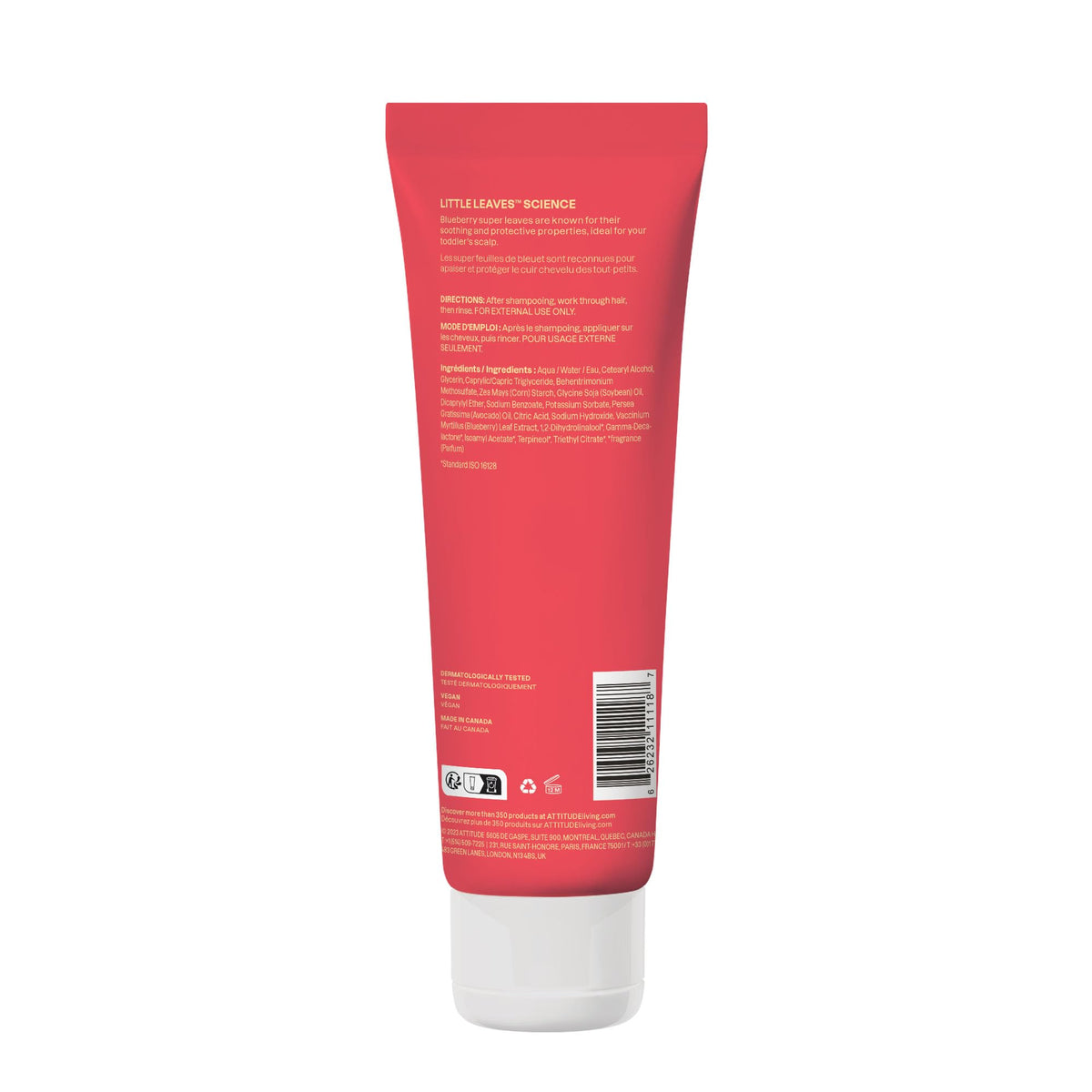 ATTITUDE parent detangling child's hair showing gentle slip and reduced pulling benefit