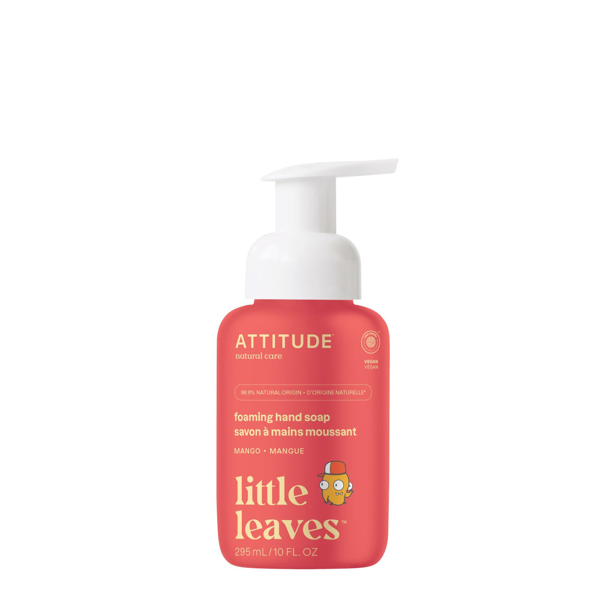 BIO SPECTRA ATTITUDE front bottle view showing mango kid-friendly design and gentle clean benefit