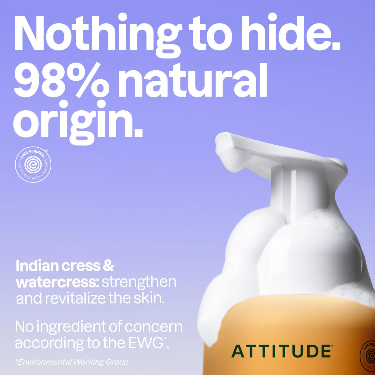 BIO SPECTRA ATTITUDE label close-up highlighting clean ingredient list