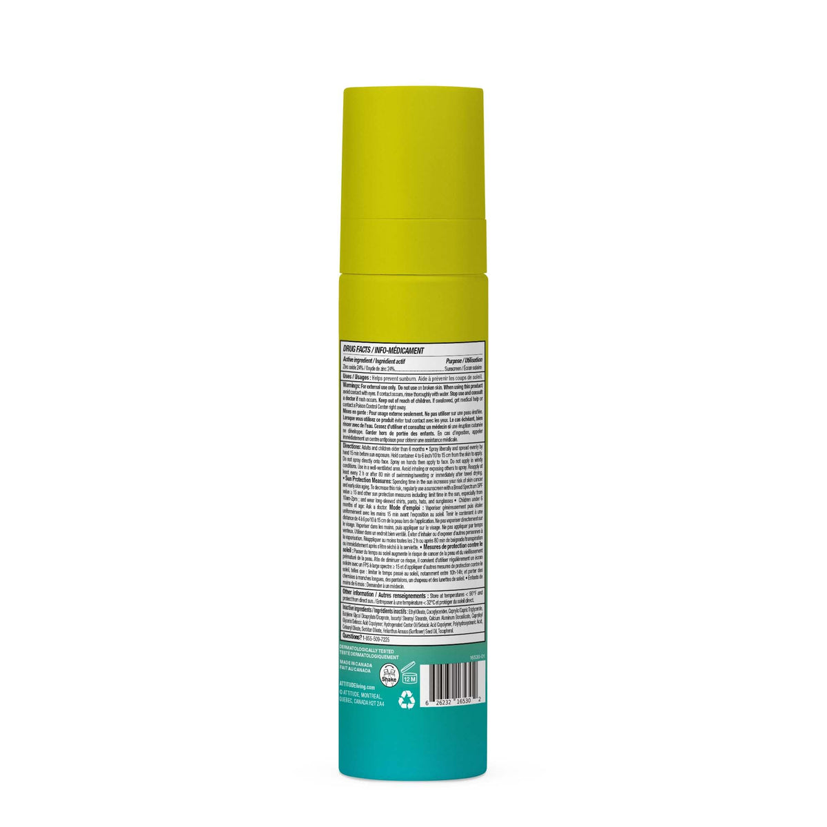 ATTITUDE sunscreen in beach setting for outdoor activity protection
