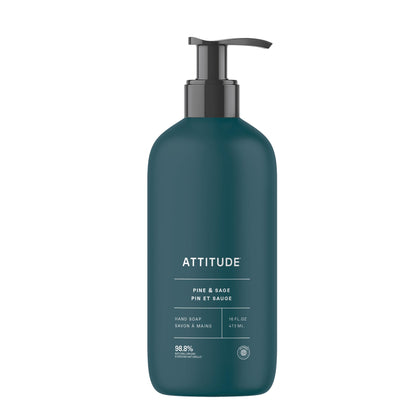 BIO SPECTRA ATTITUDE front bottle showing Pine & Sage label and clear design benefit clarity