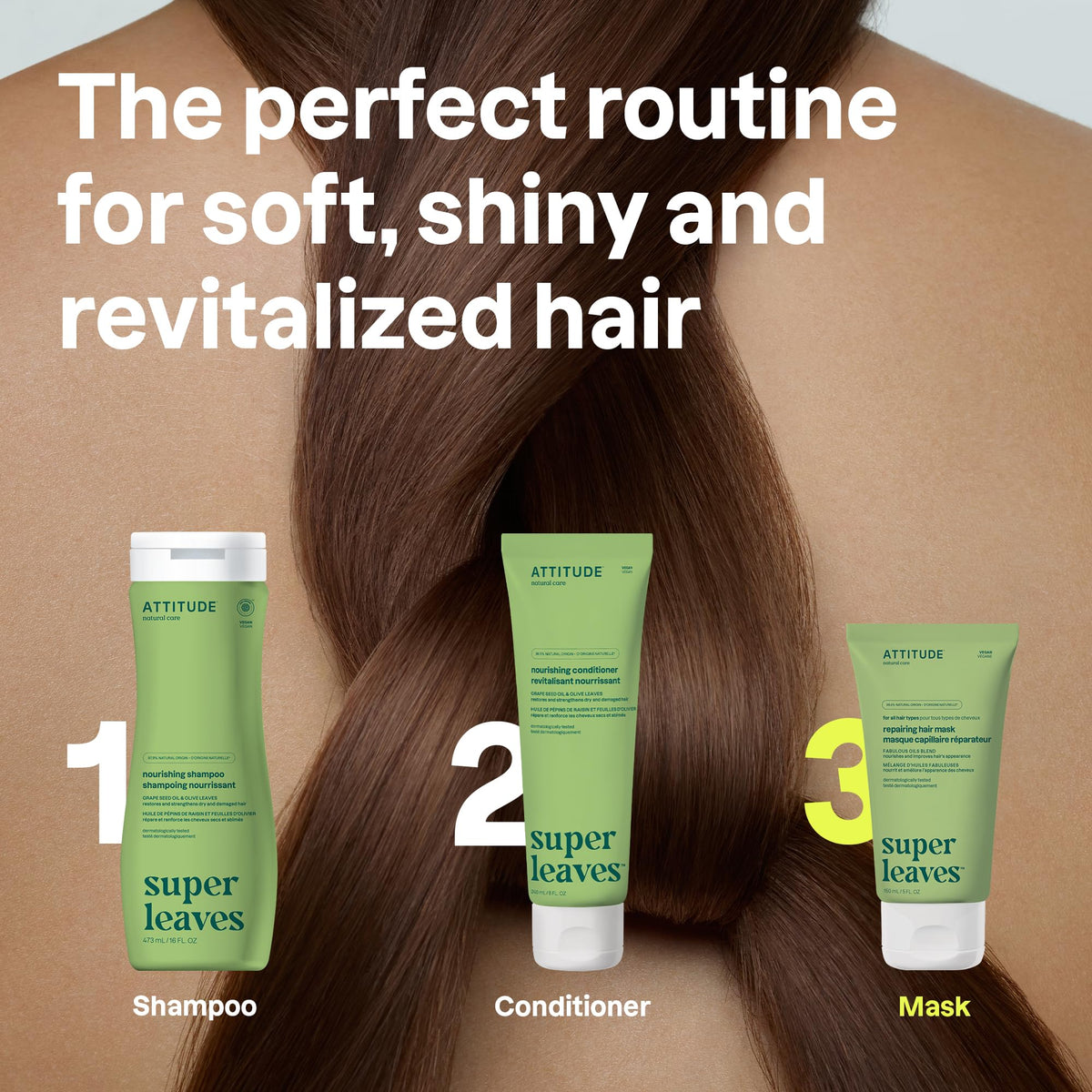 ATTITUDE 5 fl oz jar next to hair brush showing compact size and travel-friendly benefit