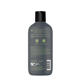 Matcha leaves next to ATTITUDE bottle showing natural-origin matcha benefit