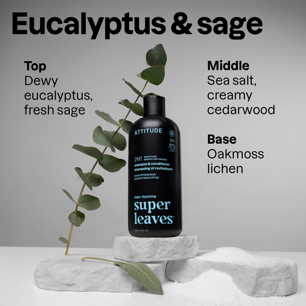 ATTITUDE bottle pump dispensing rich lather for efficient cleansing
