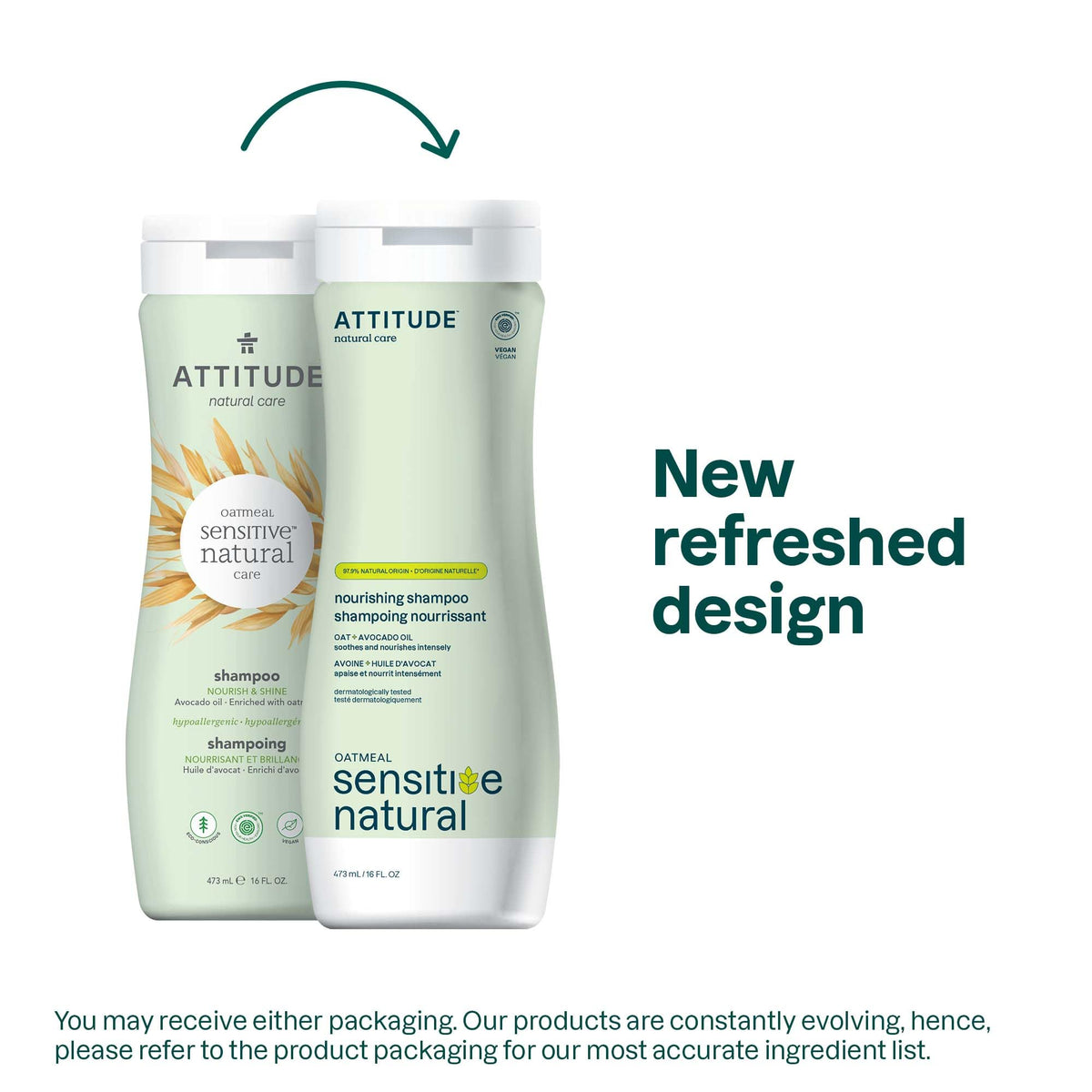 BIO SPECTRA ATTITUDE shampoo texture pouring to show gentle foam and cleansing