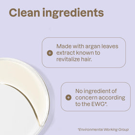 BIO SPECTRA ATTITUDE argan leaf ingredient detail highlighting added softness