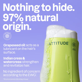 BIO SPECTRA ATTITUDE pump dispensing creamy shampoo texture for hydration benefit