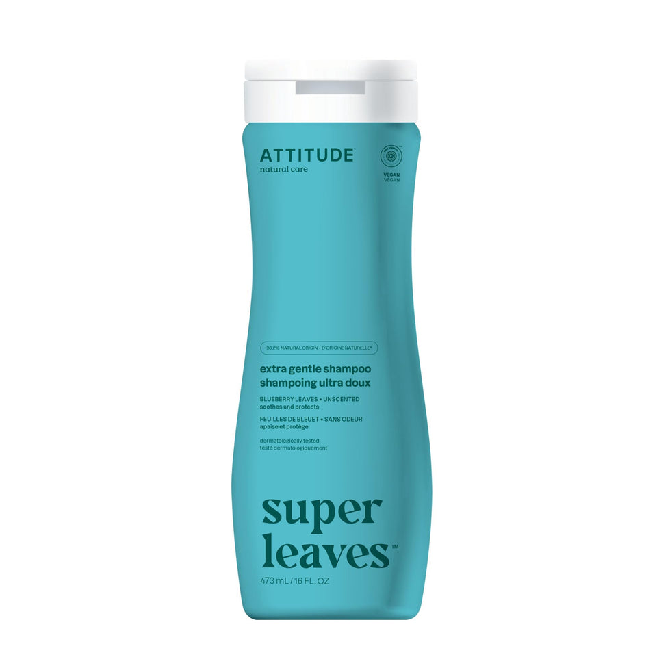 BIO SPECTRA ATTITUDE front bottle view showing clean unscented shampoo benefits