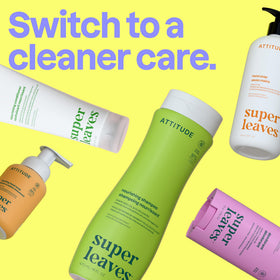 ATTITUDE product with quinoa and jojoba visuals for nourishment