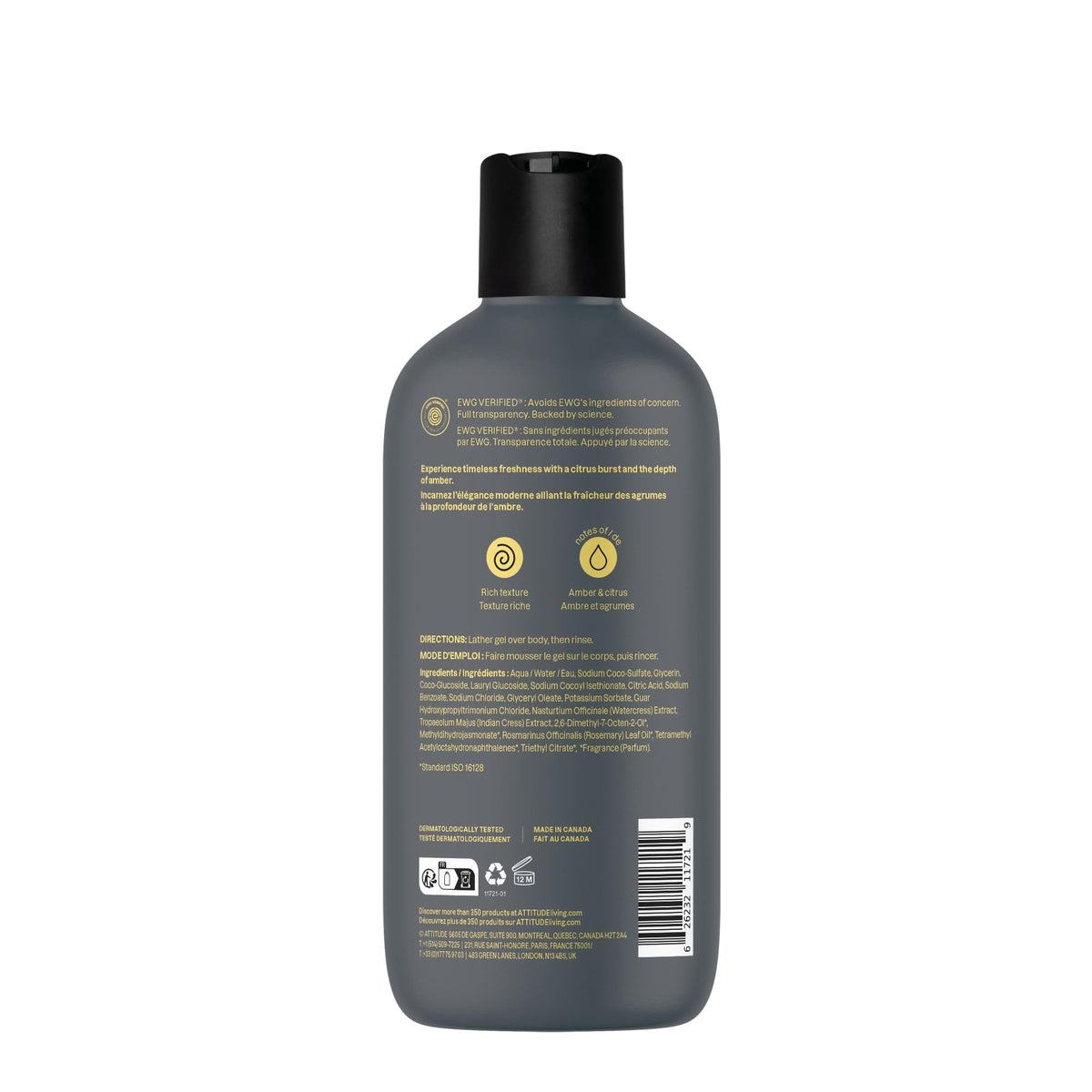 ATTITUDE lifestyle bathroom setup highlighting vegan, EWG‑verified grooming