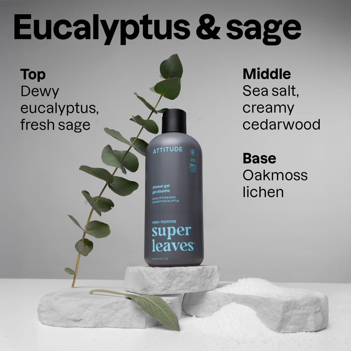 ATTITUDE creamy foam texture close-up demonstrating rich lather for effective cleansing