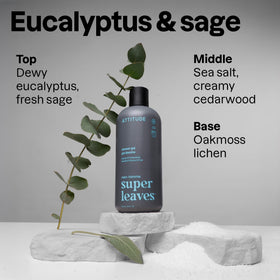 ATTITUDE creamy foam texture close-up demonstrating rich lather for effective cleansing