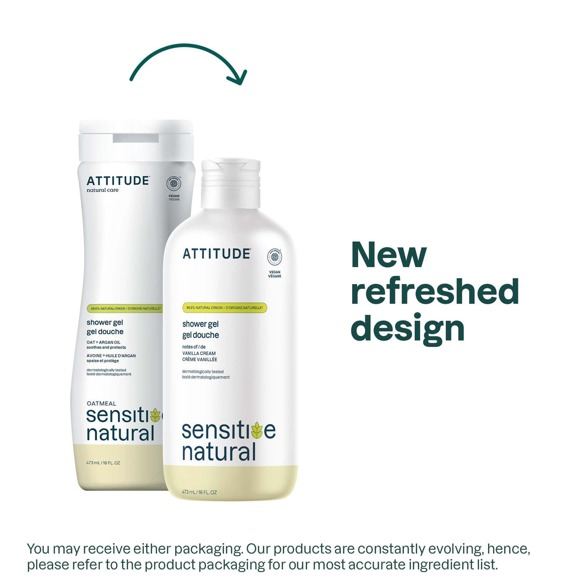 ATTITUDE label close-up highlighting EWG VERIFIED and gentle ingredients