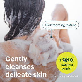 ATTITUDE pump dispensing creamy foam that soothes sensitive skin