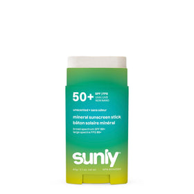 ATTITUDE swiping sunscreen on forearm demonstrating non-greasy finish