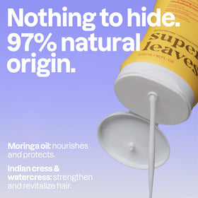 ATTITUDE creamy conditioner texture close-up illustrating lightweight moisturizing feel