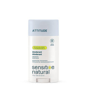 ATTITUDE unscented stick front packaging showing clean design and benefits