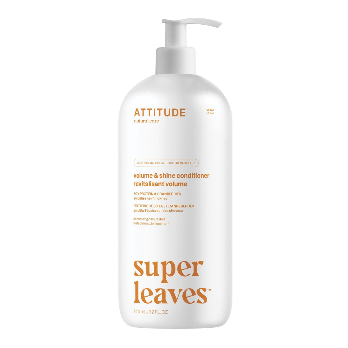 BIO SPECTRA ATTITUDE front bottle showing label and volume benefits