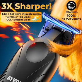 ATVOXIS close-up of zero-gap blade highlighting precision cutting edge