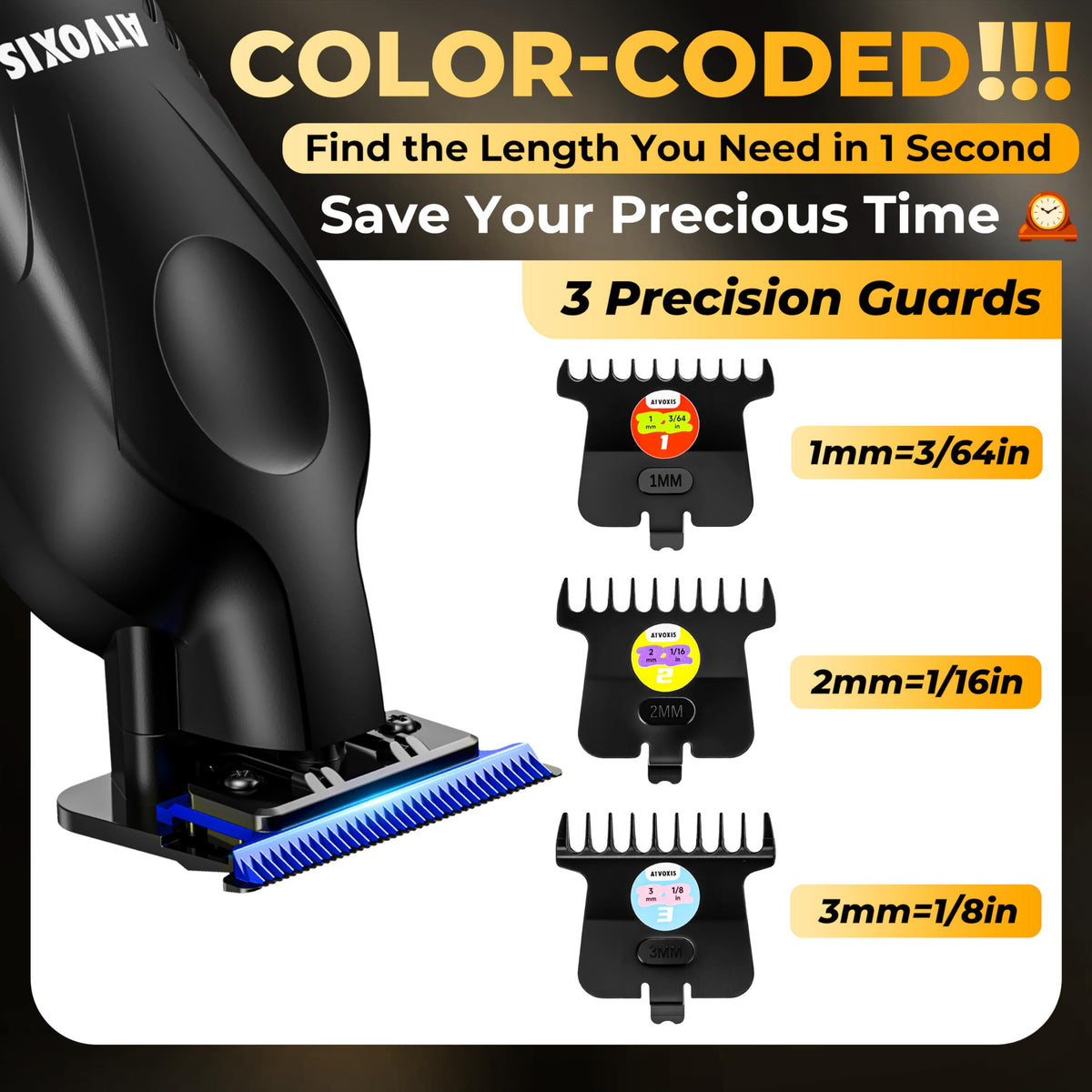 ATVOXIS trimmer seated in fast-charging stand for ready-to-use power
