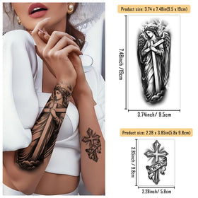 atydkug lifestyle photo of arm with cross tattoo for faith-inspired style