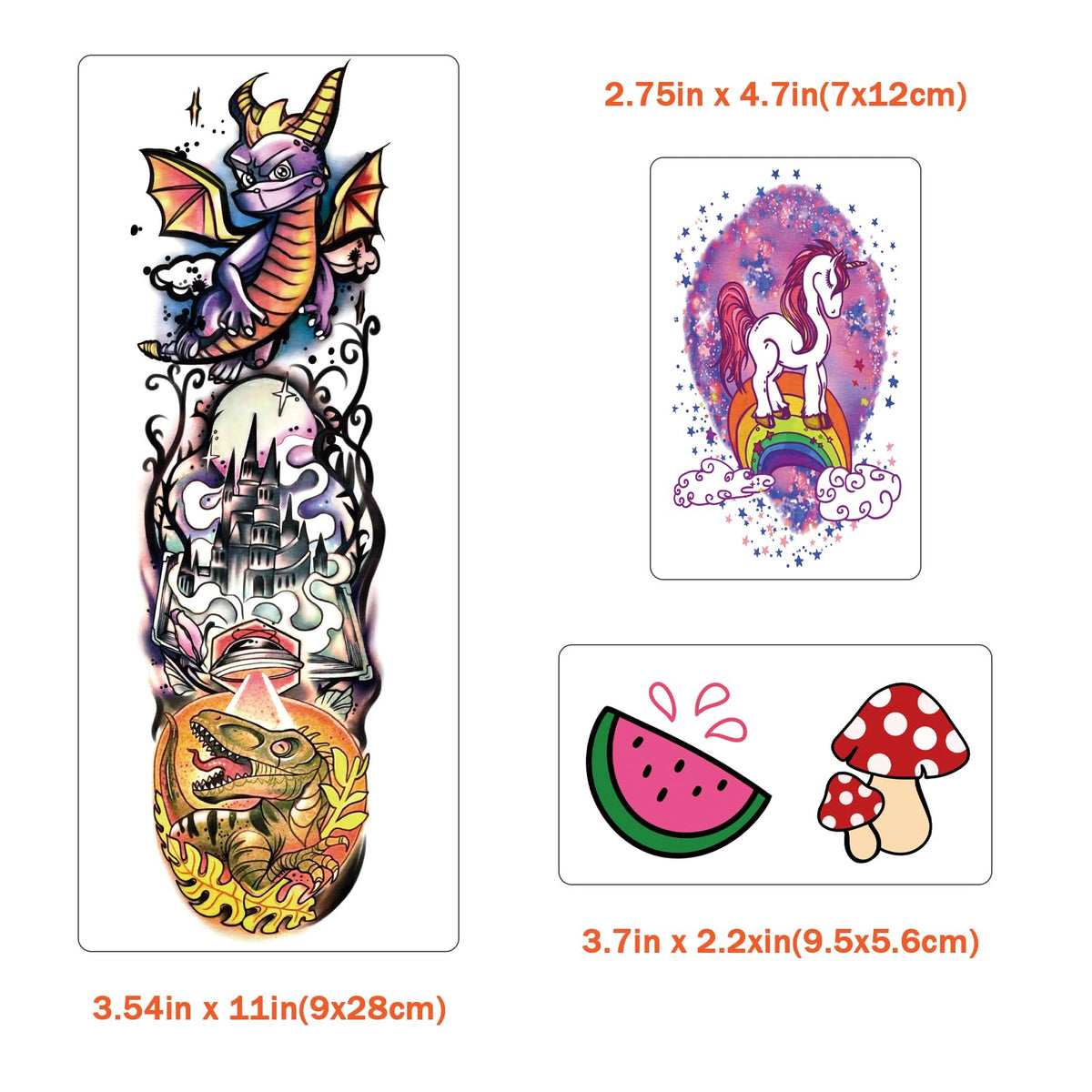 atydkug assorted small stickers on backing, perfect for toys and crafts