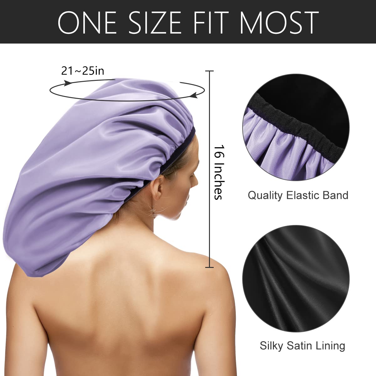 Auban satin lining close-up protecting hair from friction