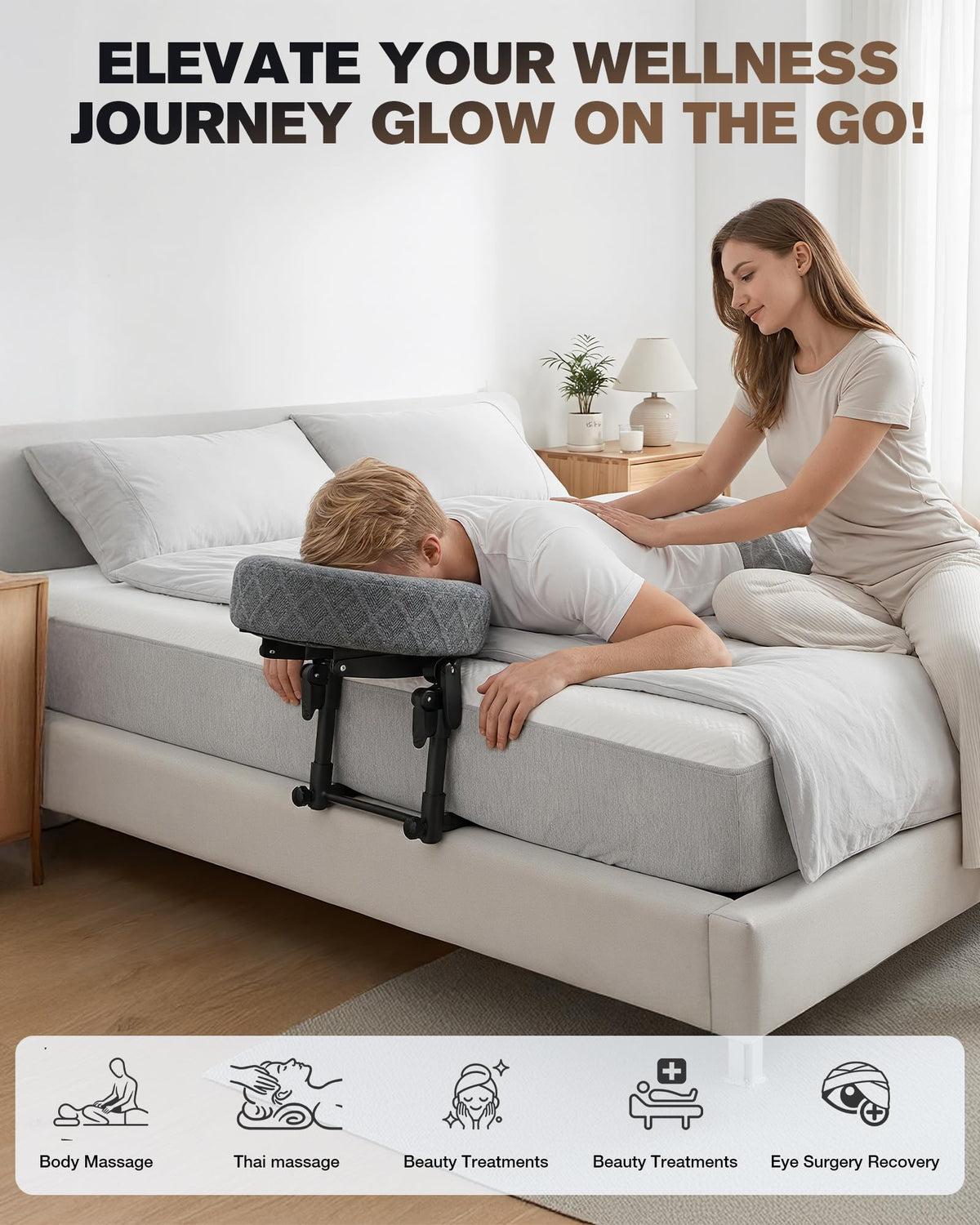 Aucoza detail of height and angle adjustment mechanism for precise ergonomic positioning