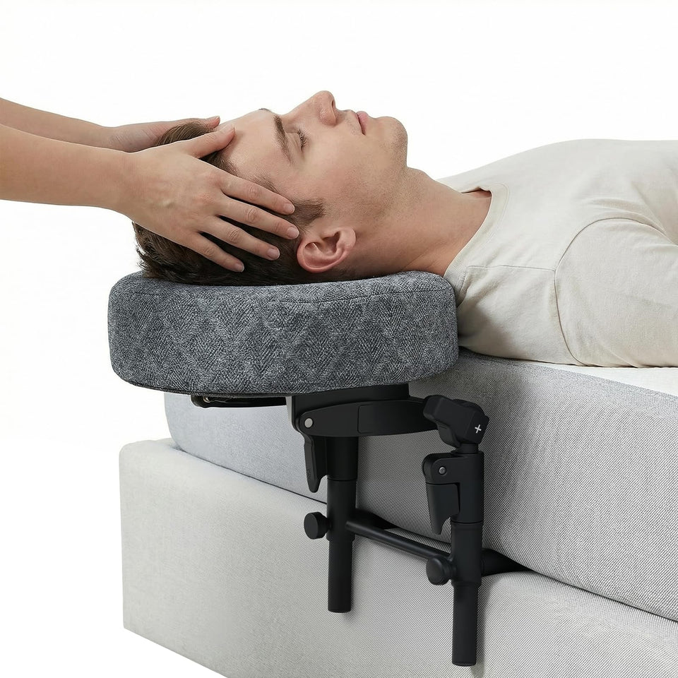 Aucoza front view of headrest showing stable frame and clean finish for secure support