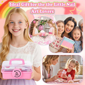 Audab sleepover scene with kids sharing nails and tools for creative play