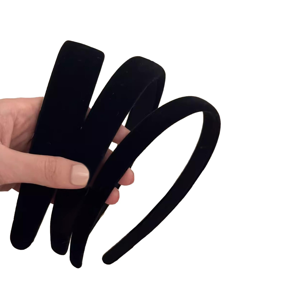AUDTOPE black headband front view showing sleek silhouette and versatile wear
