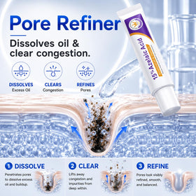Aufdzceh applied to hand illustrating smooth spread and quick absorption benefit