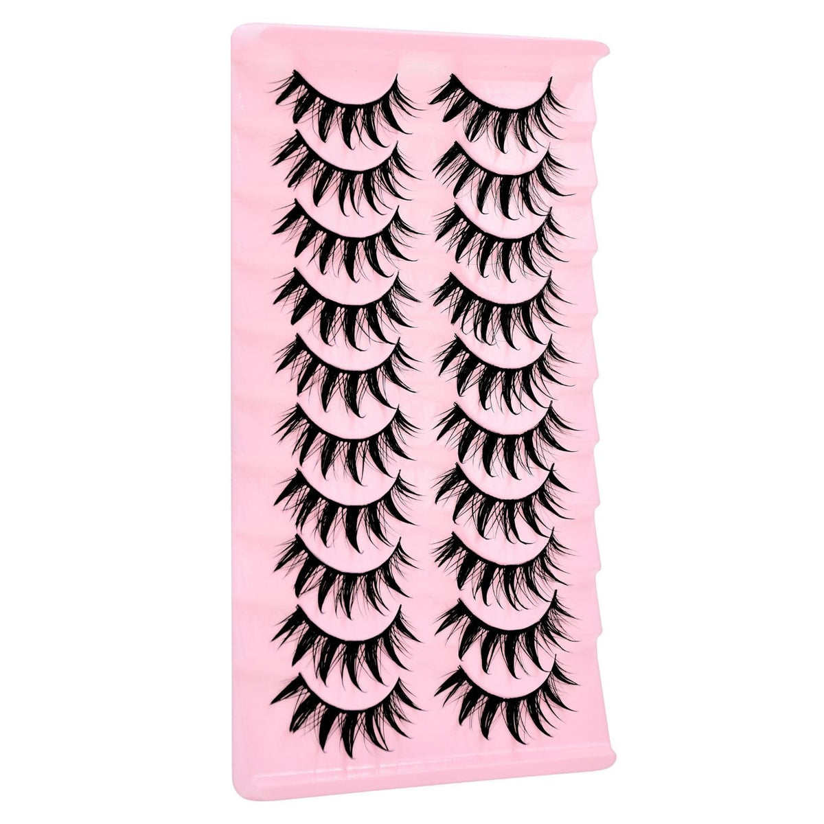 AUGENLI thin flexible lash band detail, shows comfort and easy blending