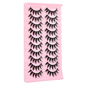AUGENLI thin flexible lash band detail, shows comfort and easy blending