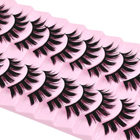 AUGENLI lashes applied on cosplay eye for photo-ready definition
