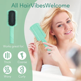 Auhrjomra held in hand to show compact size and portability for travel styling