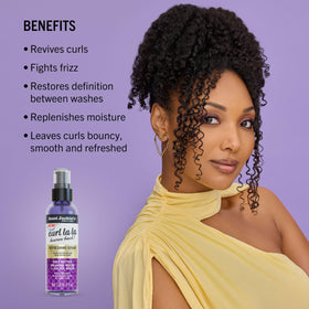 Aunt Jackie's application on curly hair to restore bounce and definition