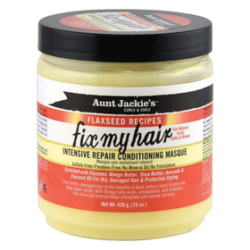 Aunt Jackie's front jar shot showing label and 15 oz size for easy identification and purchase