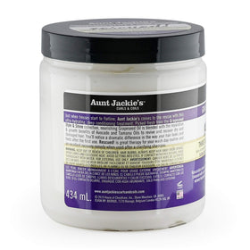 Aunt Jackie's grapeseed castor tamanu oils arranged to show nourishing ingredients